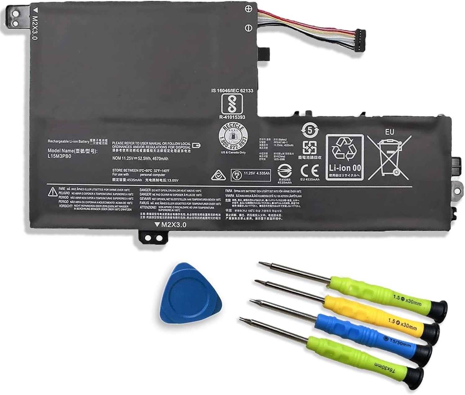 L15M3PB0 L15C3PB1 L15L3PB0 Laptop Battery Replacement for Ideapad 330S 14IKB