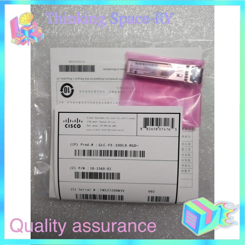 NEW Cisco GLC-FE-100LX-RGD - 100BASE-LX 10km 1310nm SFP Transceive