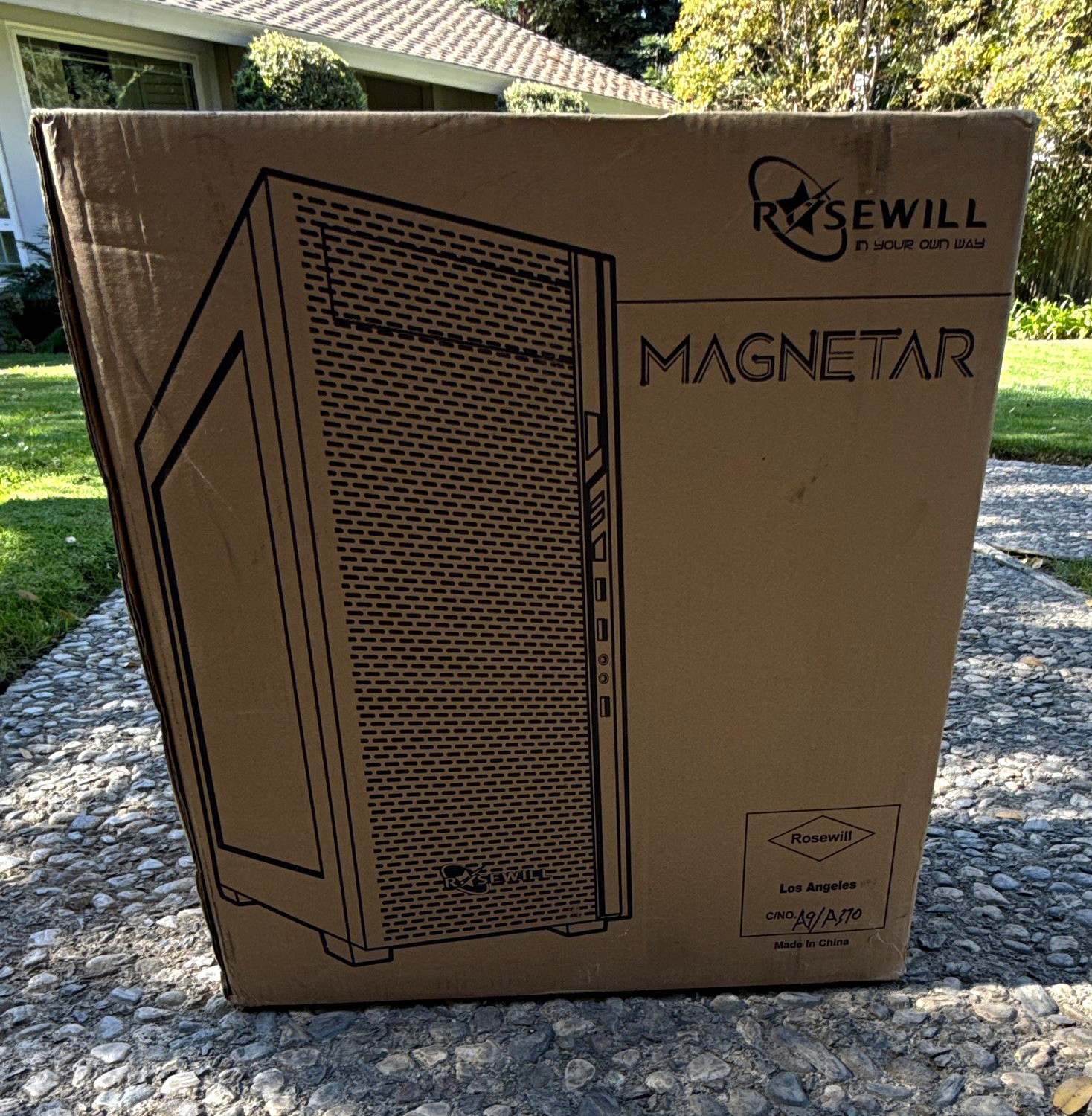 Rosewill MAGNETAR ATX Computer Case CNO-CA-MG10 w/3 120mm Blue LED Fans