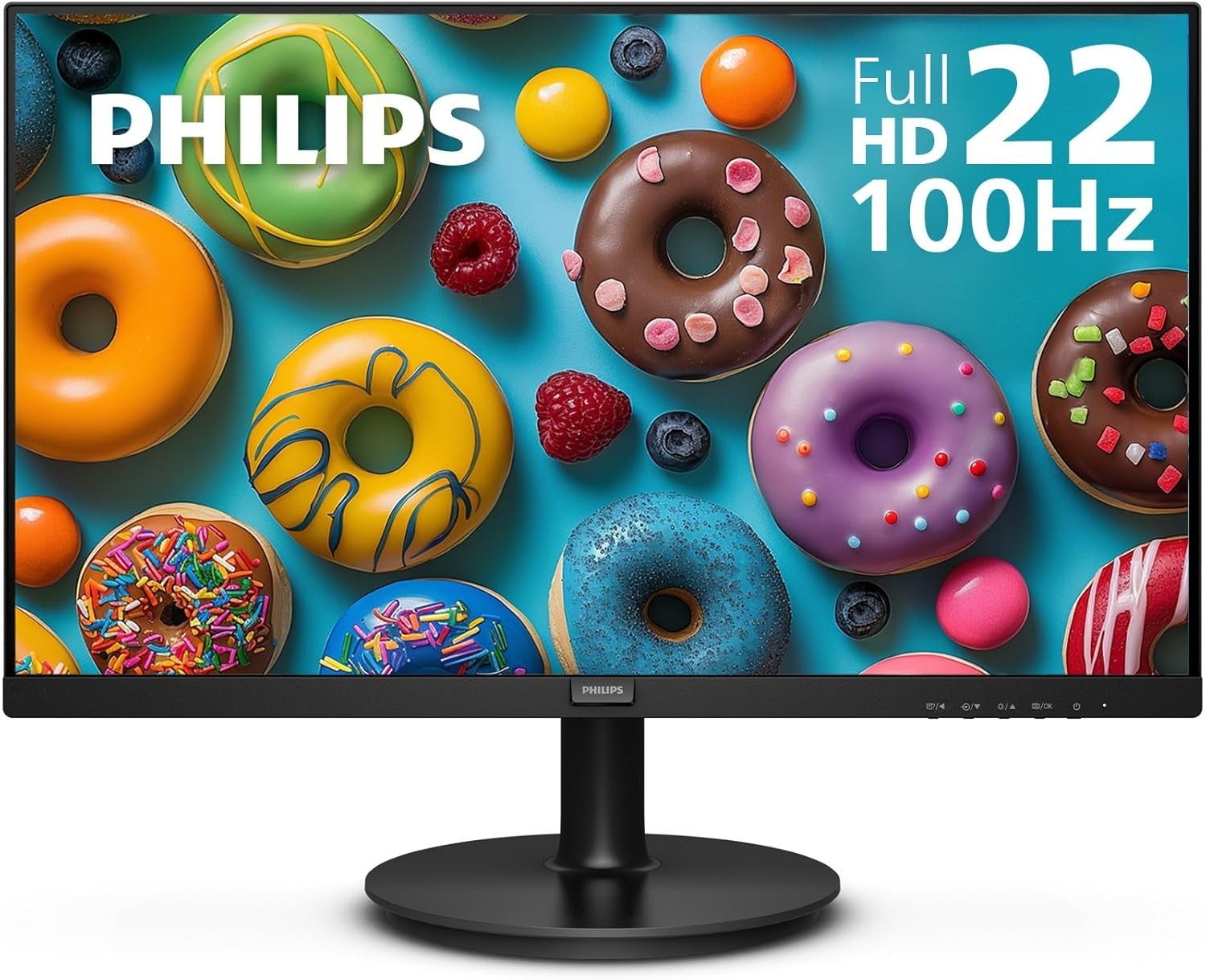 Philips 221V8LB 22" Class Thin Full HD Monitor 100Hz LowBlue Mode Adaptive Sync
