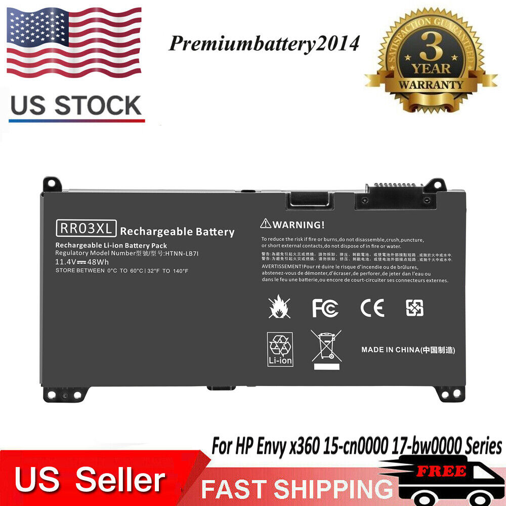 RR03XL BATTERY FOR HP PROBOOK 430 440 450 470 G5 48WHR 851610-850 851477-832