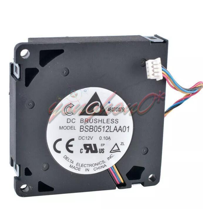 1PC For BSB0512LAA01 Delta DC12V 0.10A 4Pin Cooling Fan 50*50*10mm