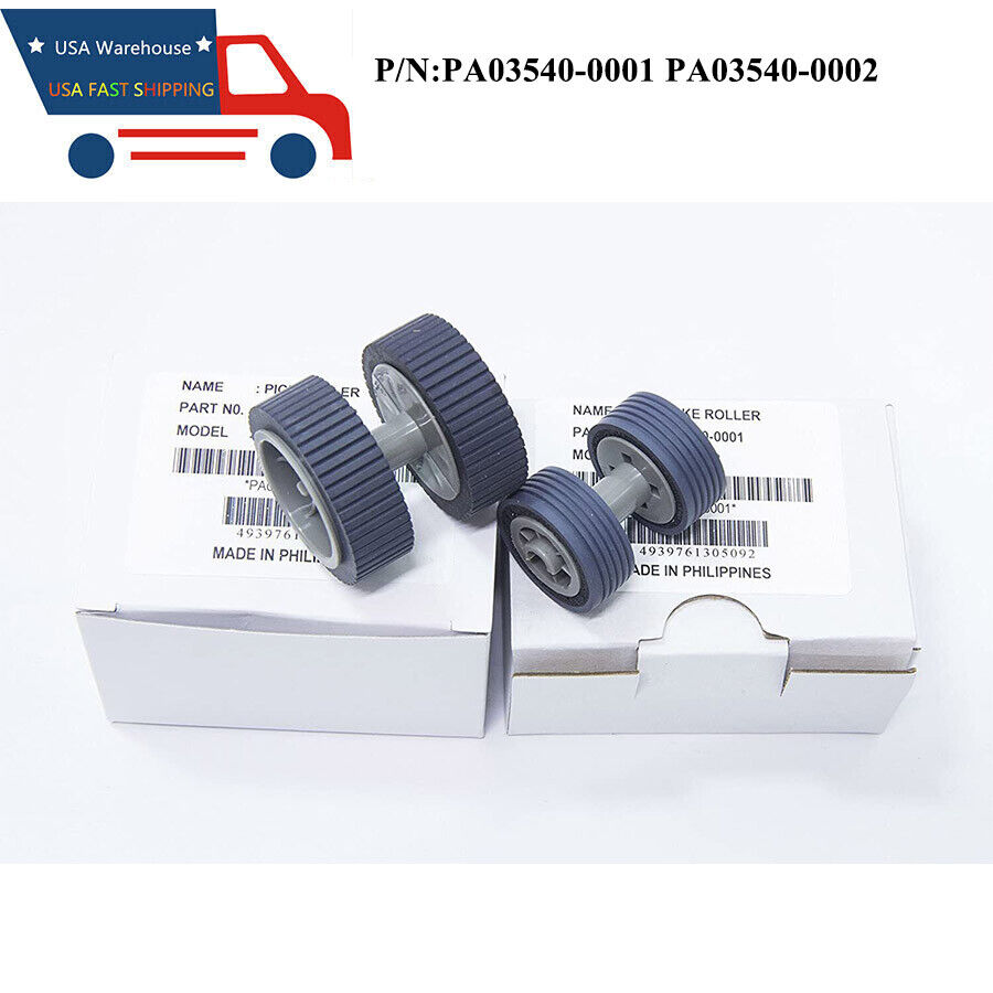 PA03540-0001 PA03540-0002 Pick Brake Roller for Fujitsu fi6130 6230Z 6140Z 6125