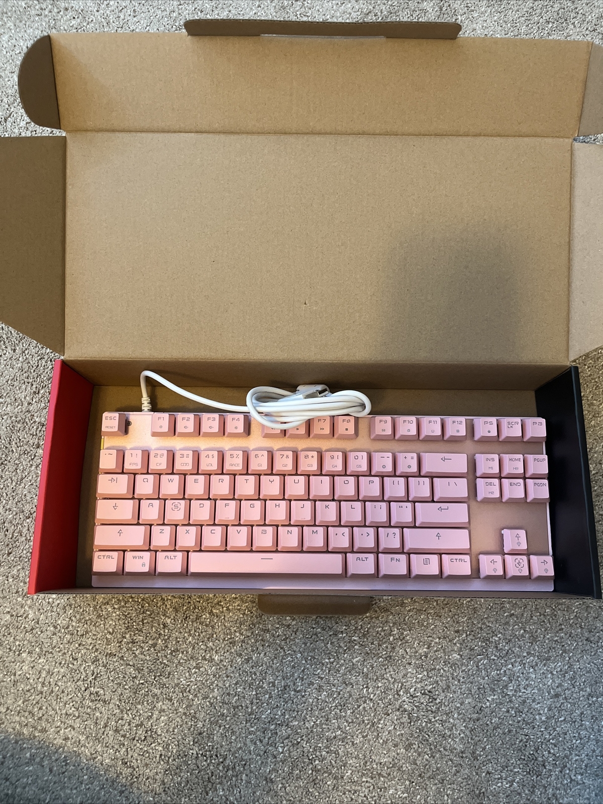 MOTOSPEED CK82 Mechanical Keyboard 87 Keys RGB Gaming Keyboard