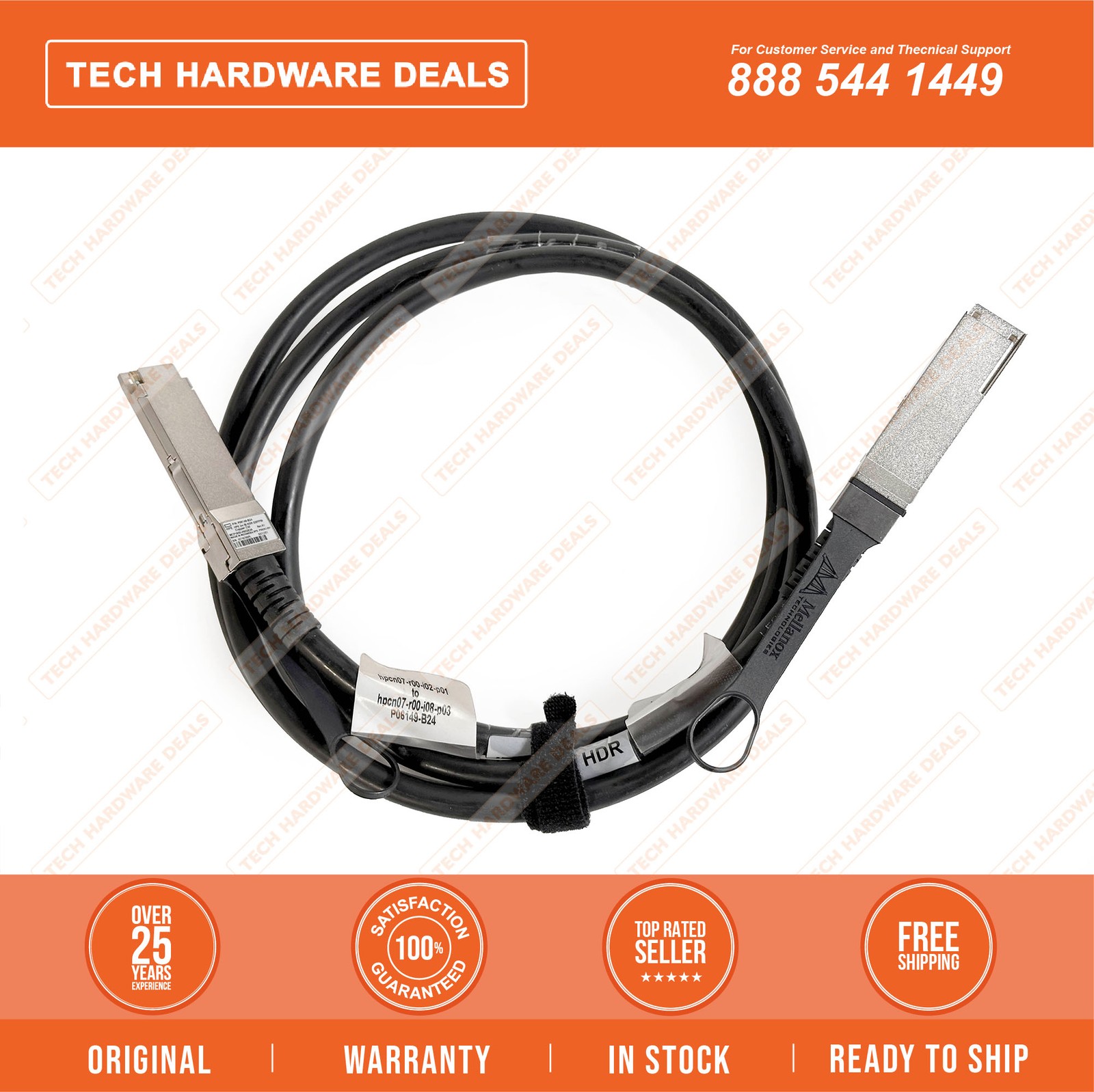 P06149-B24    HPE 2m IB HDR QSFP56 Copper Cable