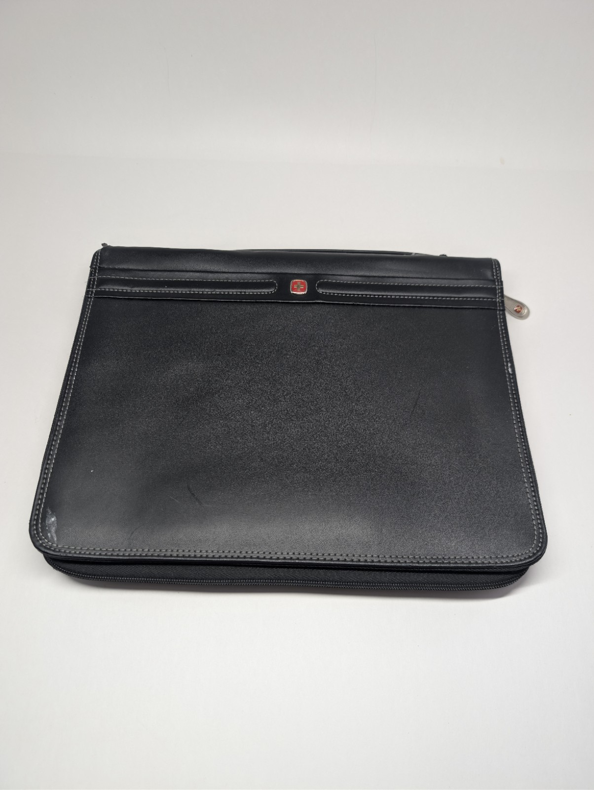 Wenger Swiss Army “The Echelon” Executive Case Leather Portfolio Read Desc
