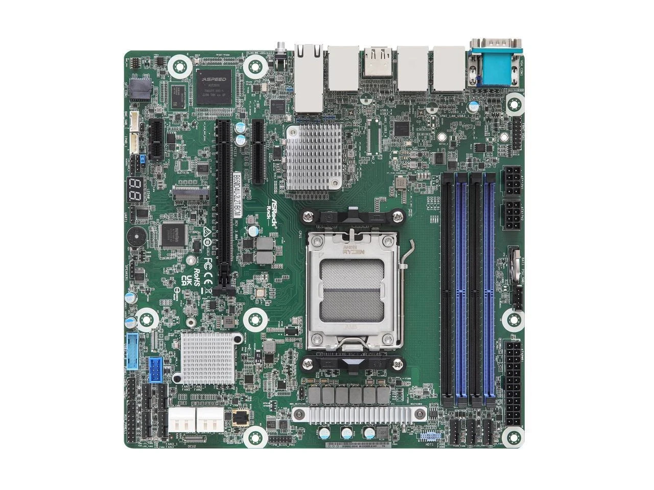 ASRock Rack B650D4U-2L2T/BCM Micro-ATX Server Motherboard Single Socket AMD EPYC