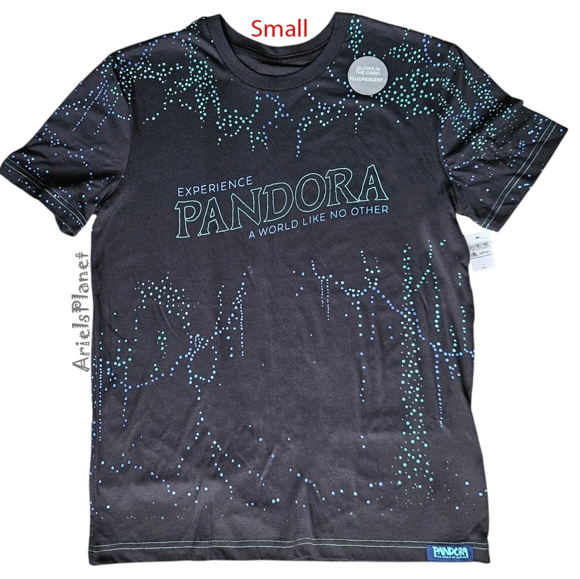 Disney Parks Experience Avatar Pandora World Fluorescent T-Shirt Adult Size S