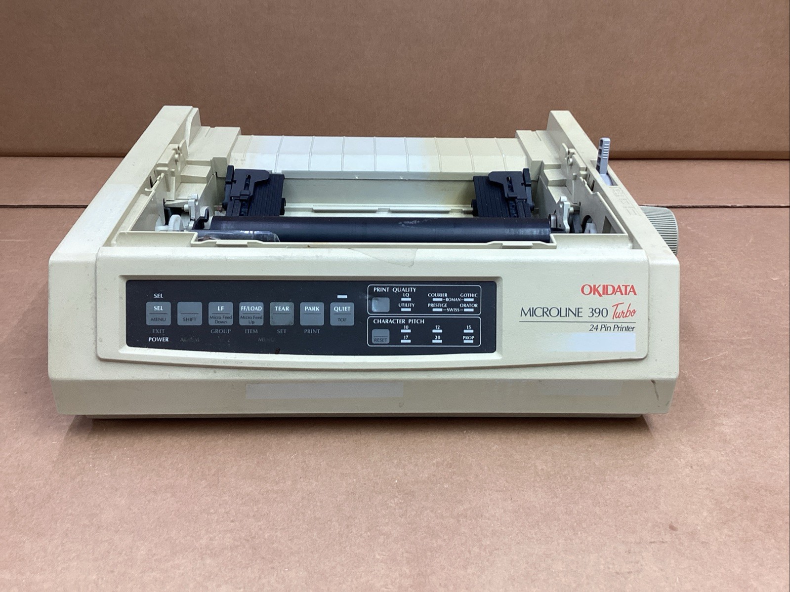 Okidata Microline 390 Turbo 24-Pin Dot Matrix Printer Model GE7200A untested