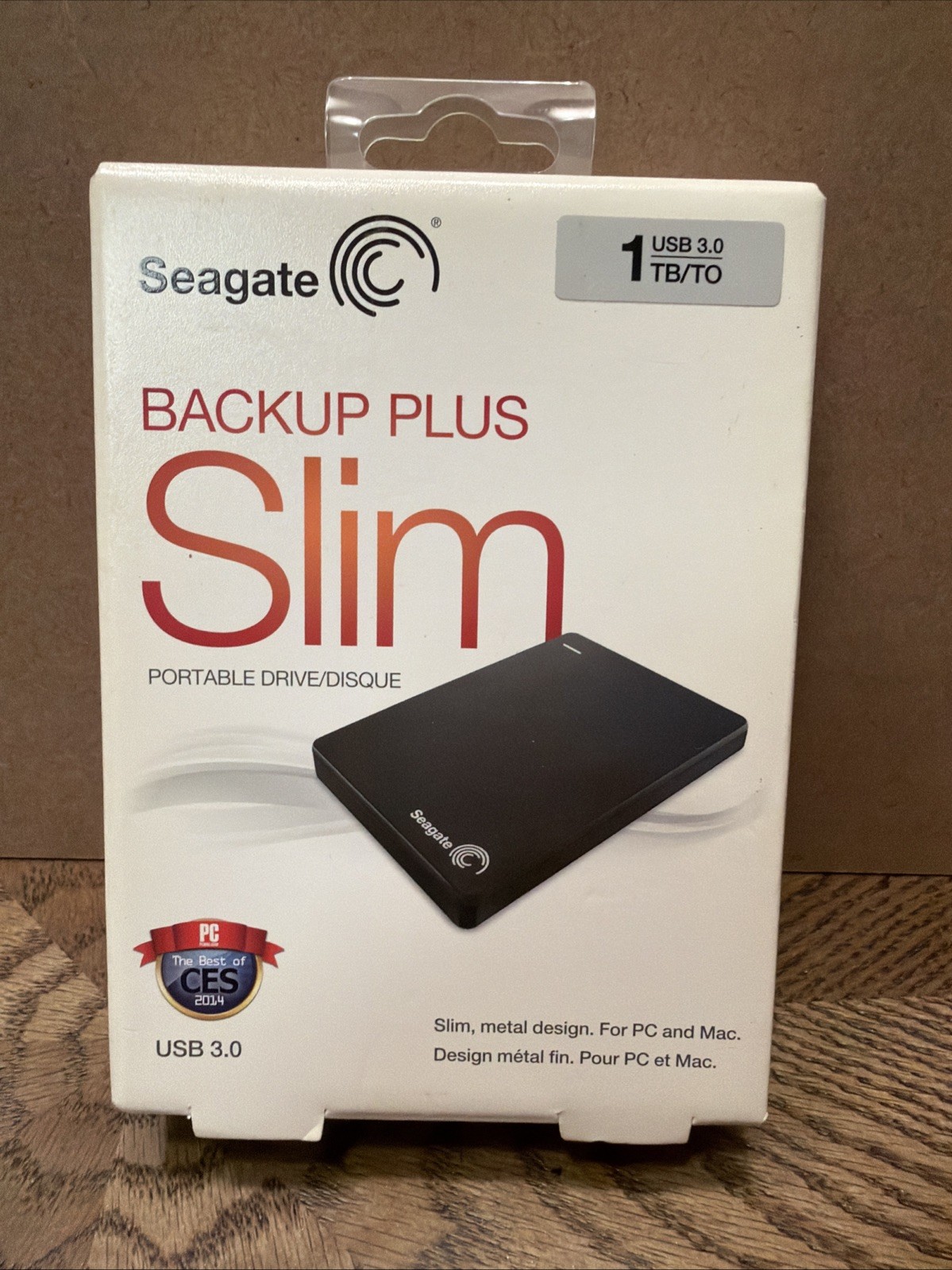 Seagate Backup Plus Slim 1TB Portable External Hard Drive USB 3.0