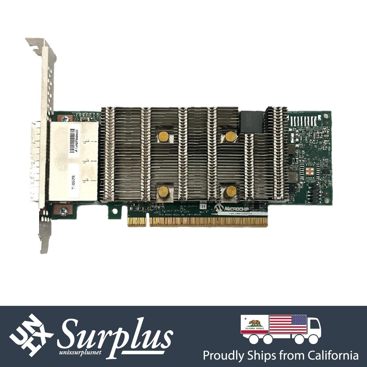 Adaptec 24 Gbps PCIe Gen 4 SAS/SATAports and LP/MD2 Form Factor High bracket