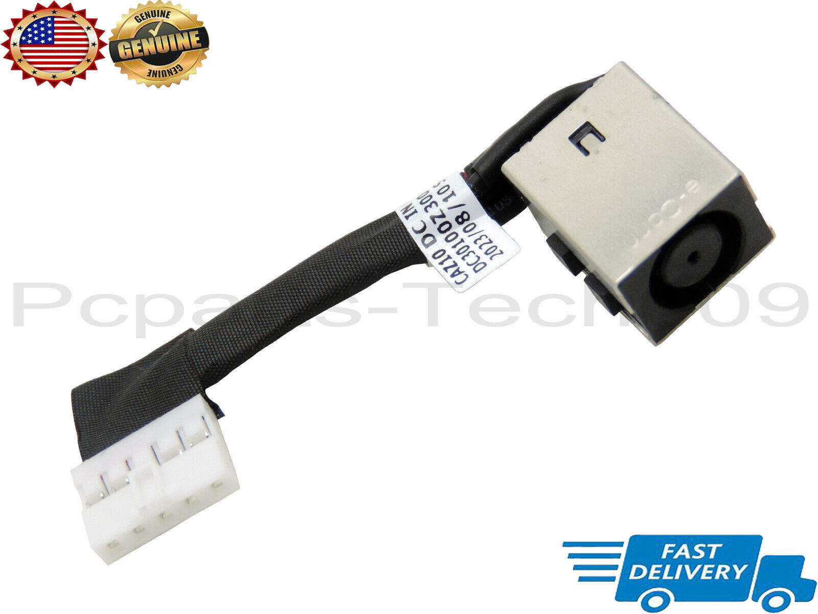 Genuine For Dell Latitude 7280 7380 DC IN Power Jack Cable Charging Port 0DP4VC