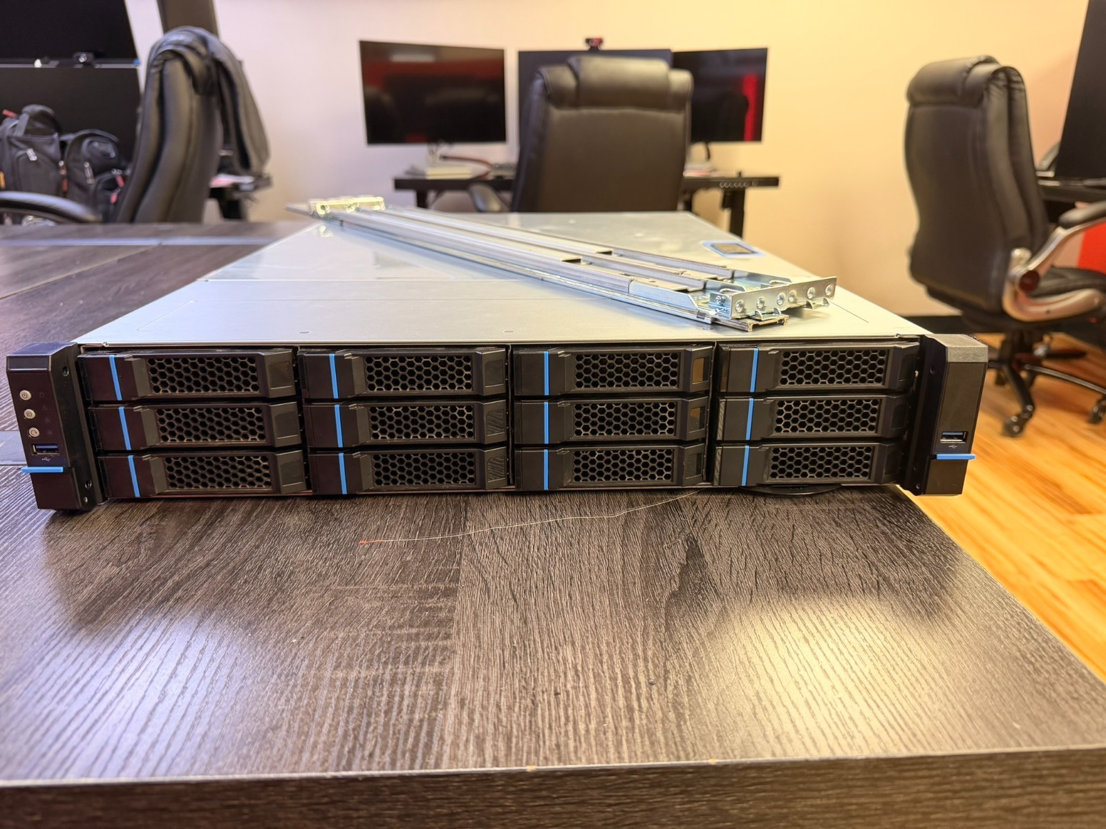 Supermicro X13DAI-T Dual Xeon Silver 4509Y 2U Server 12-Bay Rails No RAM