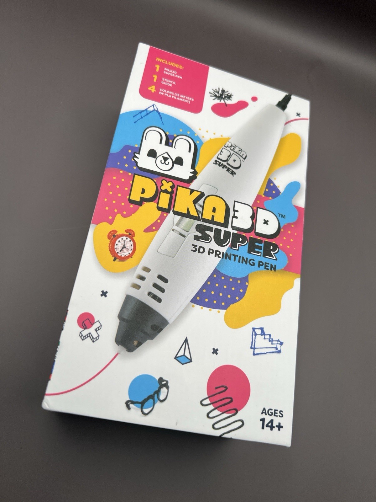 Pika 3D Super 3D Printing Pen - Complete Open Box Craft DIY Gift Toy