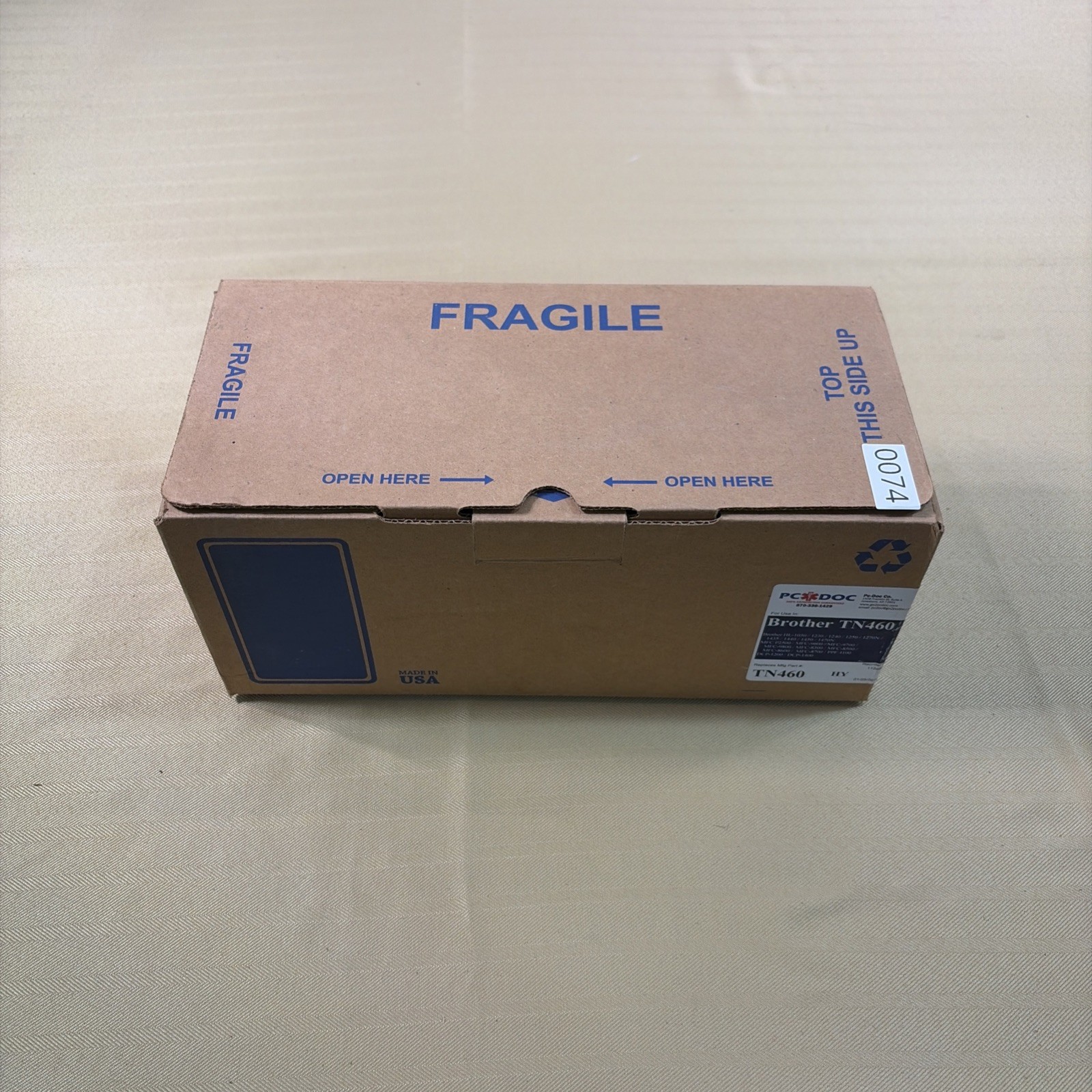 Genuine Brother TN-460 High Yield Toner Cartridge Sealed Box