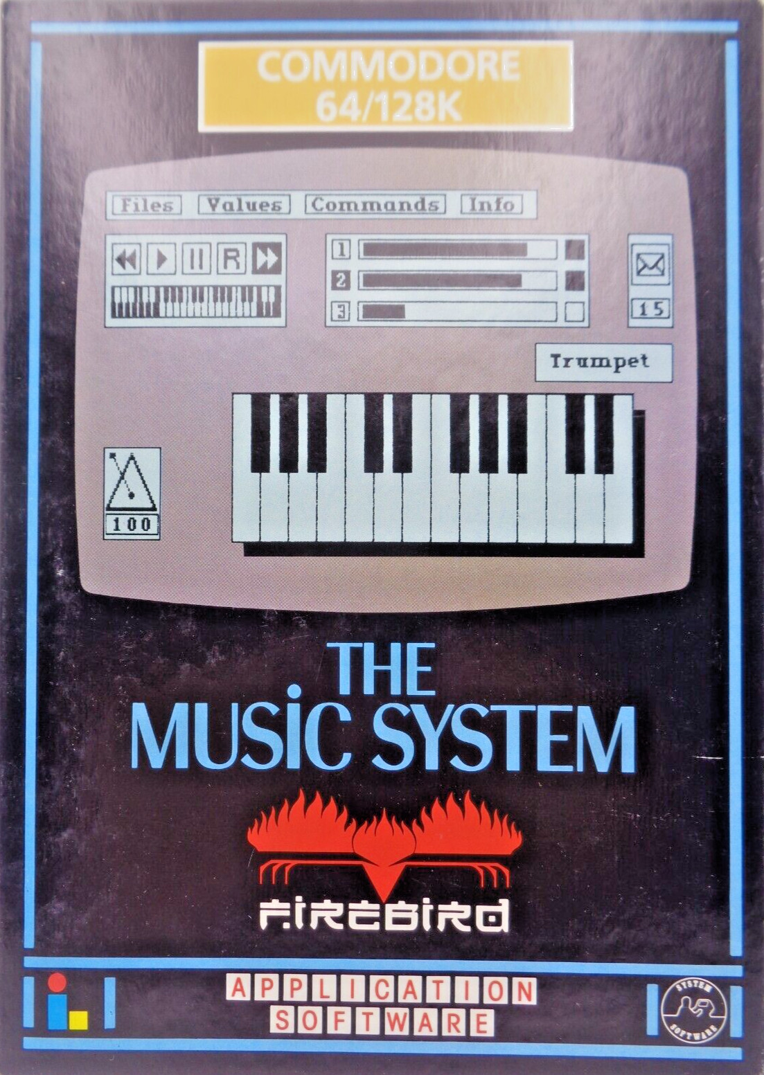 COMMODORE 64/128 -- THE MUSIC SYSTEM (FIREBIRD - DISK)