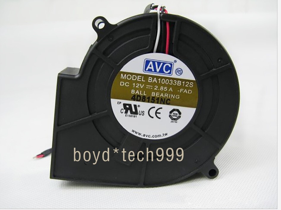 For AVC BA10033B12S Ball Bearing Blower Centrifugal Cooling Fan 9733 12V 2.85A