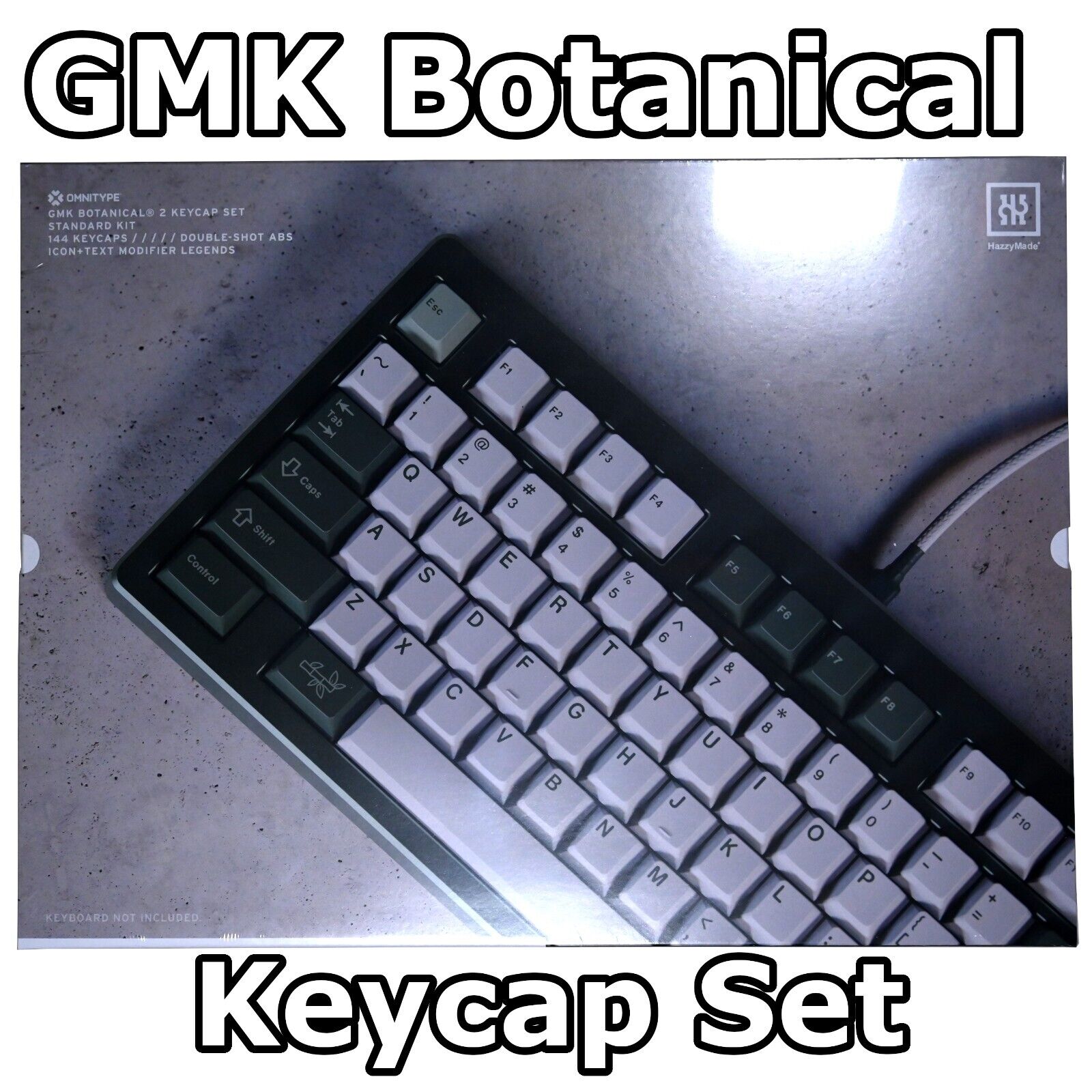 GMK Botanical R2 SEALED Base Keycap SET - Double Shot ABS Keycaps For Keyboards