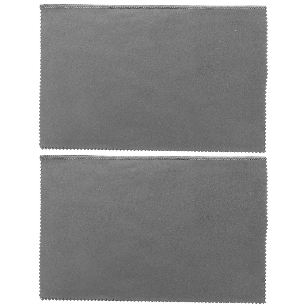Reusable Dark Grey Microfiber Cloth for Electronics Screen Cleaning Daily Use