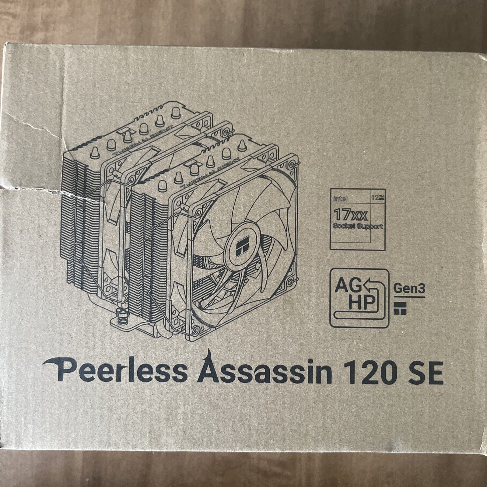 Thermalright Peerless Assassin 120mm Black CPU Air New