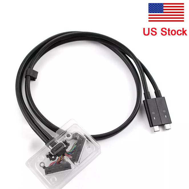 New Replacement Cable For Dell WD19DC Dual USB-C Connector Cable YXCYK VX89M
