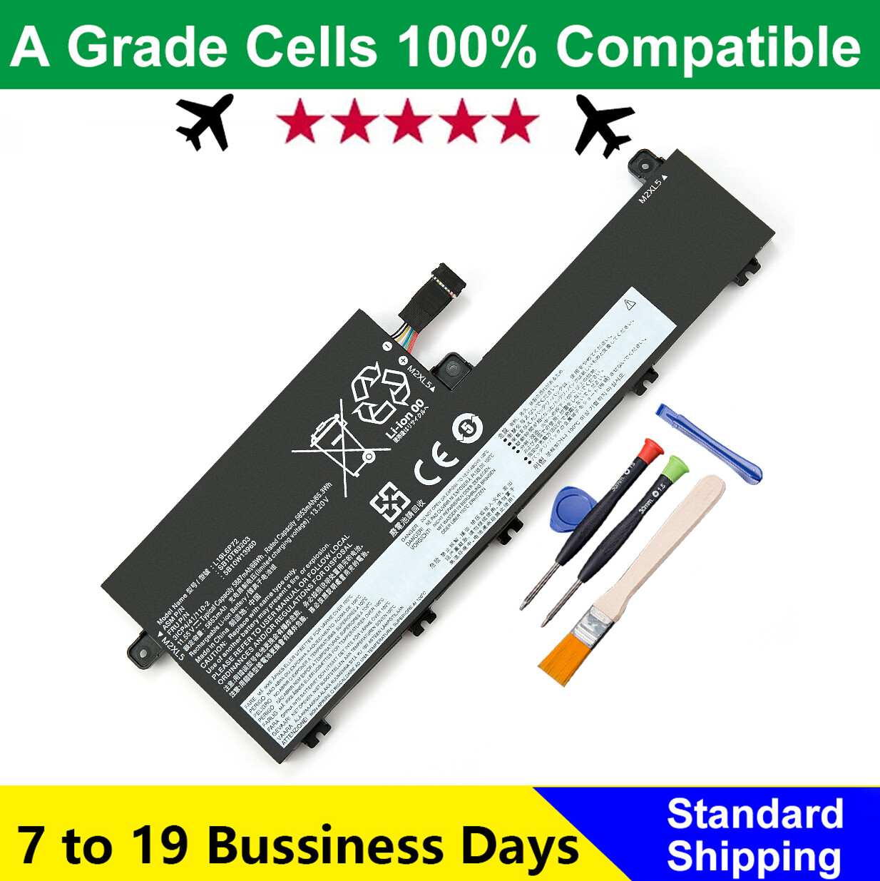68Wh L19C6P72 L19L6P72 Battery For Lenovo ThinkPad P15v 20TQ 20TR T15p Gen 1
