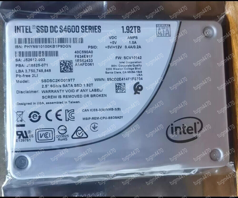 Intel DC S4600 1.92TB 2.5