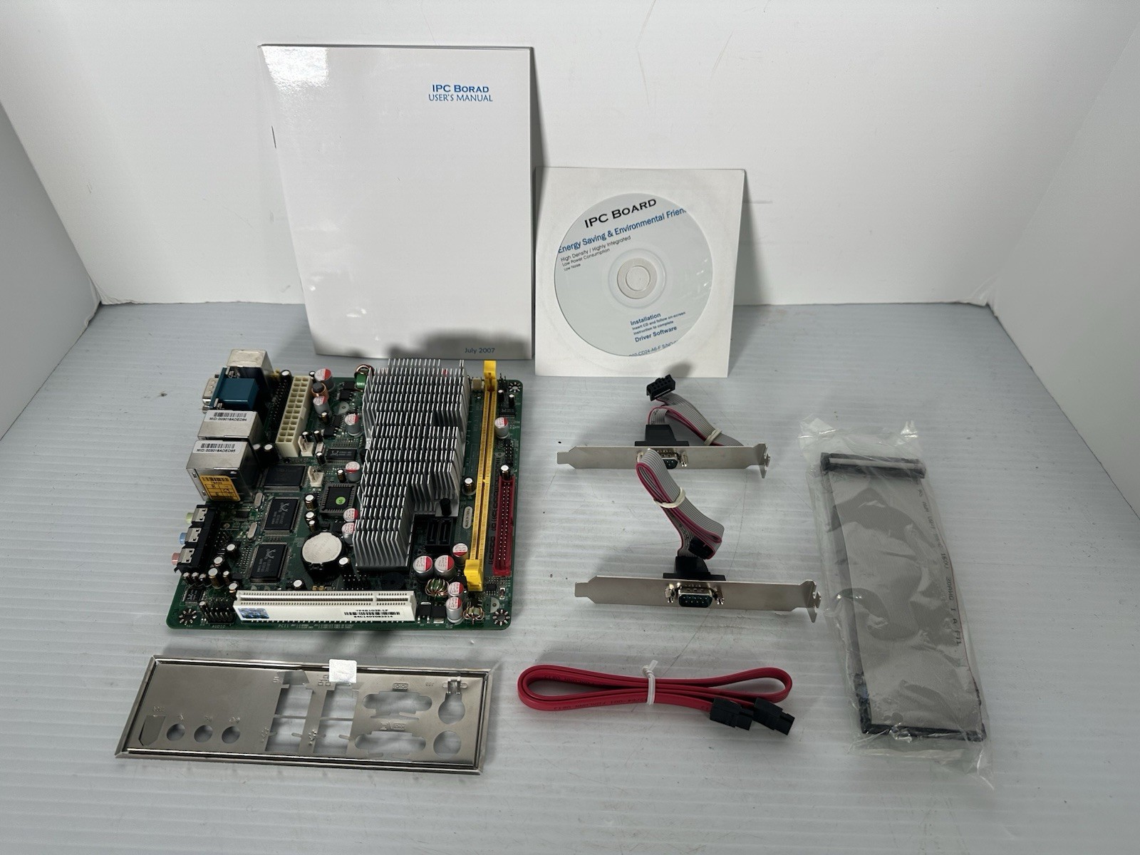 Jetway J7F4 Mini-ITX Motherboard VIA C7 1.2GHz Dual LAN Fanless NOS CIB Complete