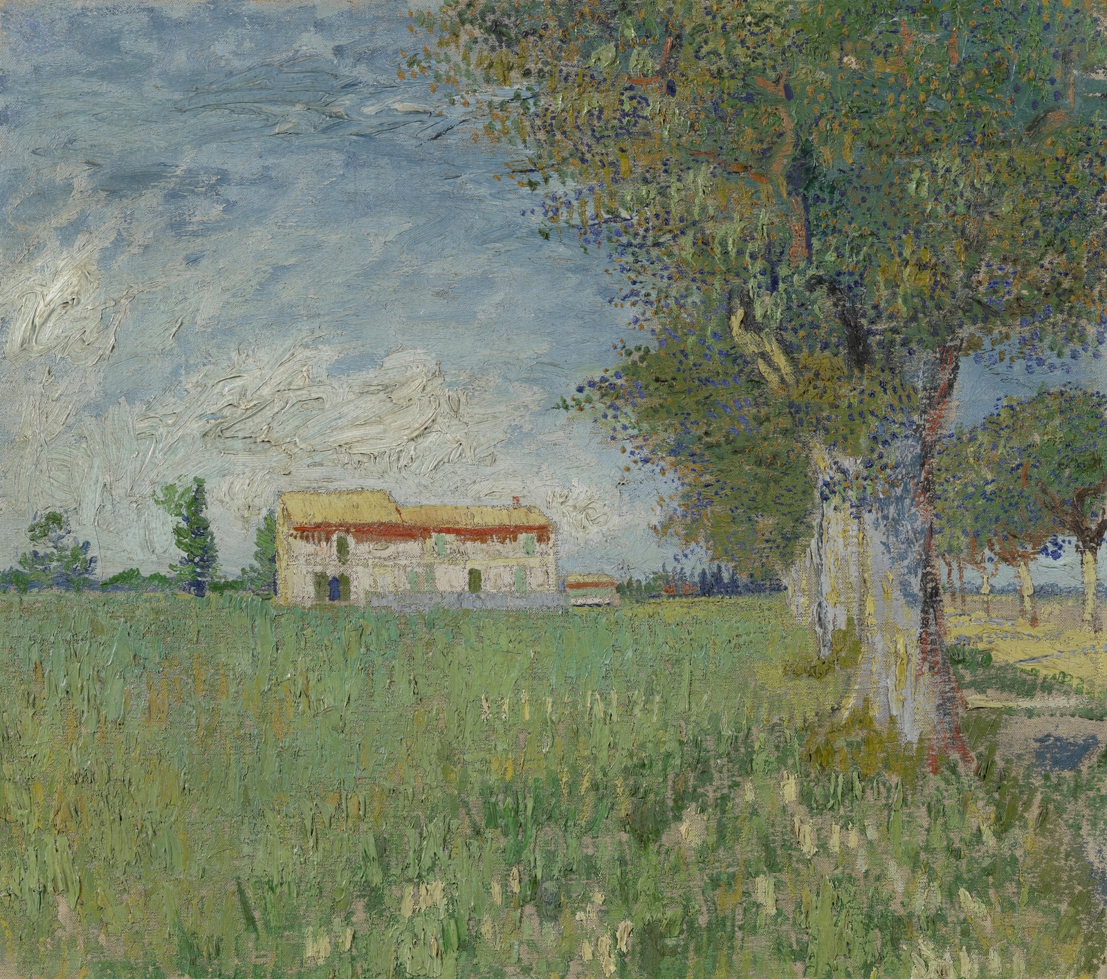 Landscape vincent van gogh oil Custom Gaming Mat Desk