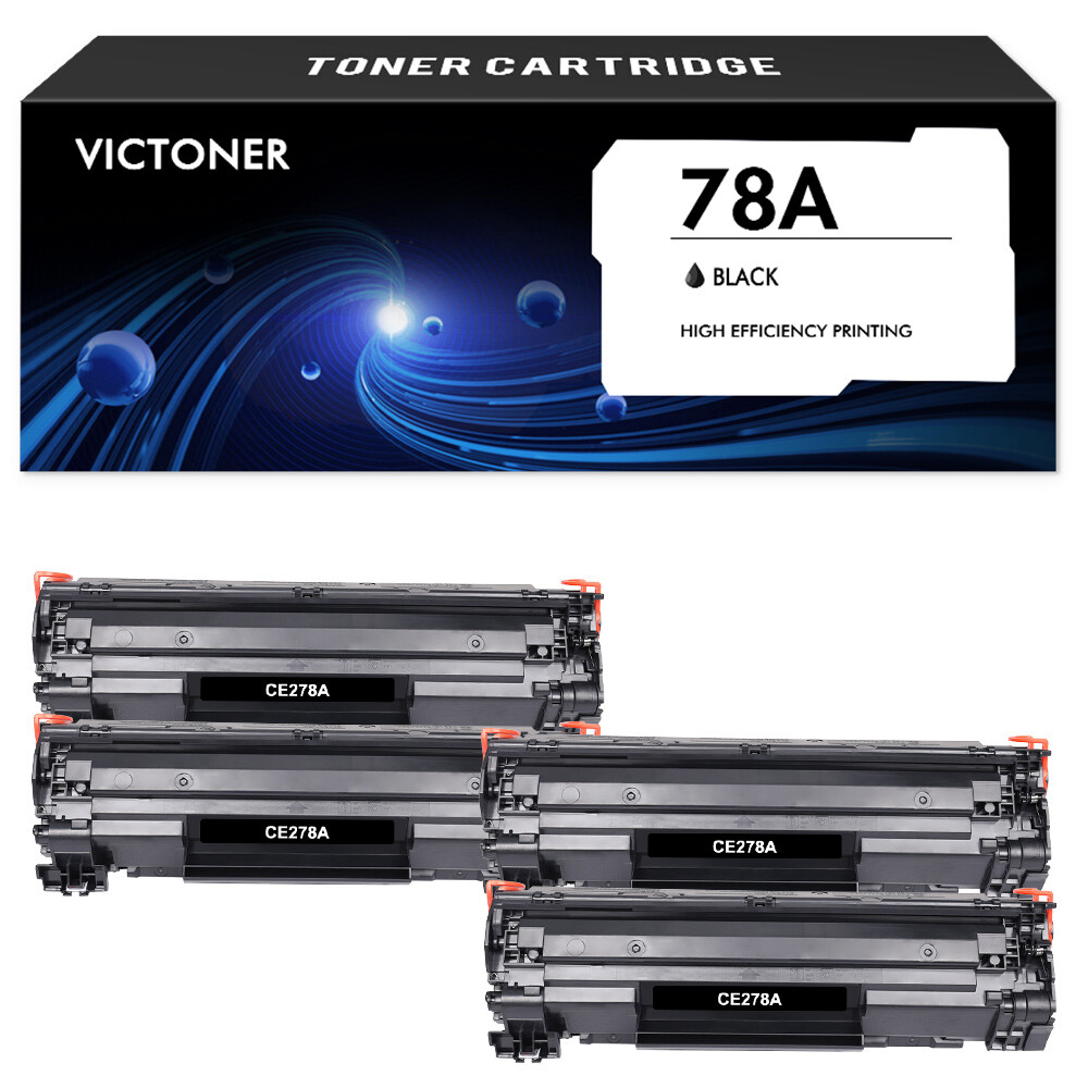 4x CE278A 78A Toner Cartridge For HP LaserJet Pro P1606dn P1600 M1536dnf MF4570D
