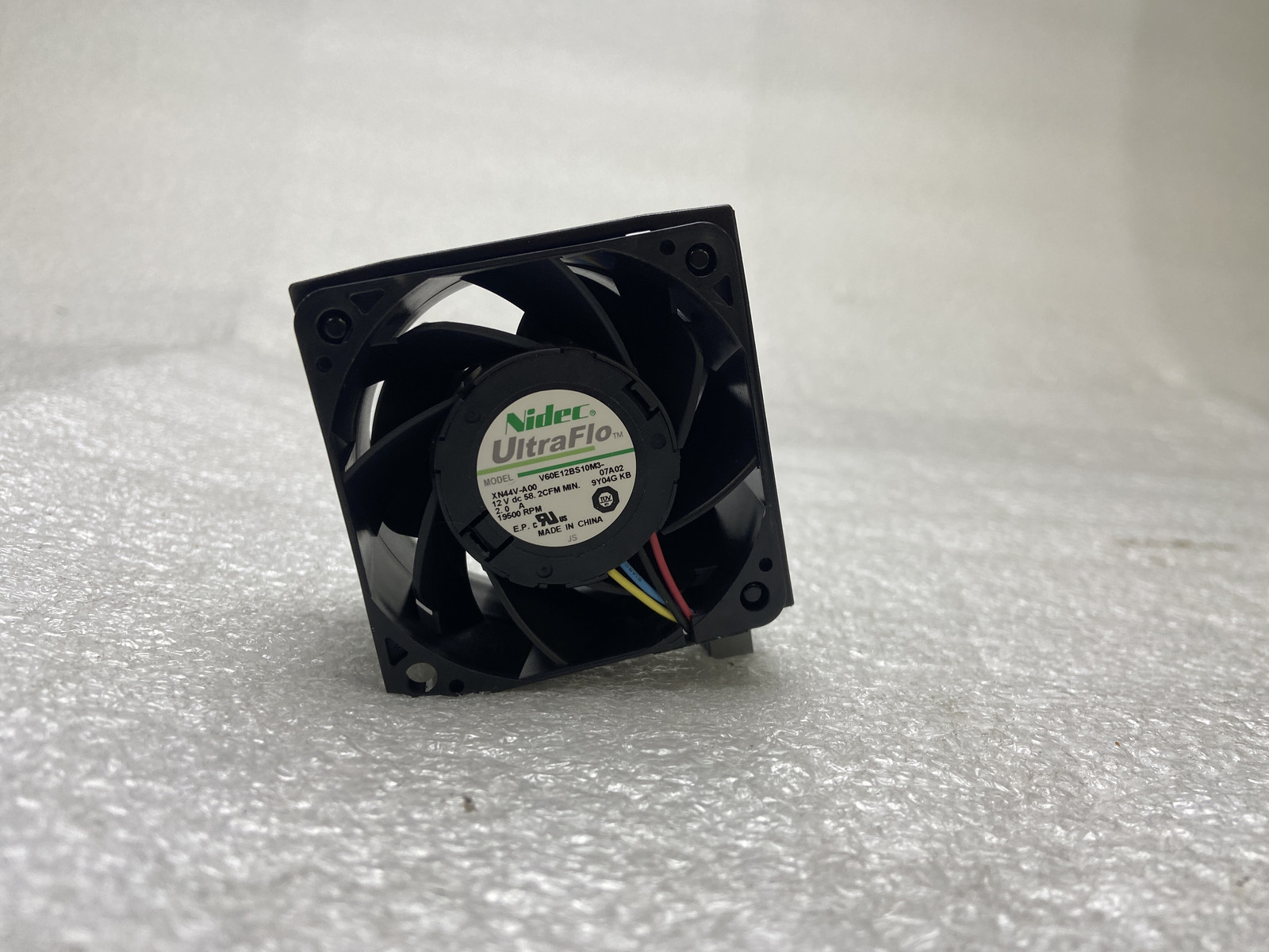 Nidec Ultraflo Fan Model V60E12BS10M3-XN44V-A00 TESTED-PULLED-