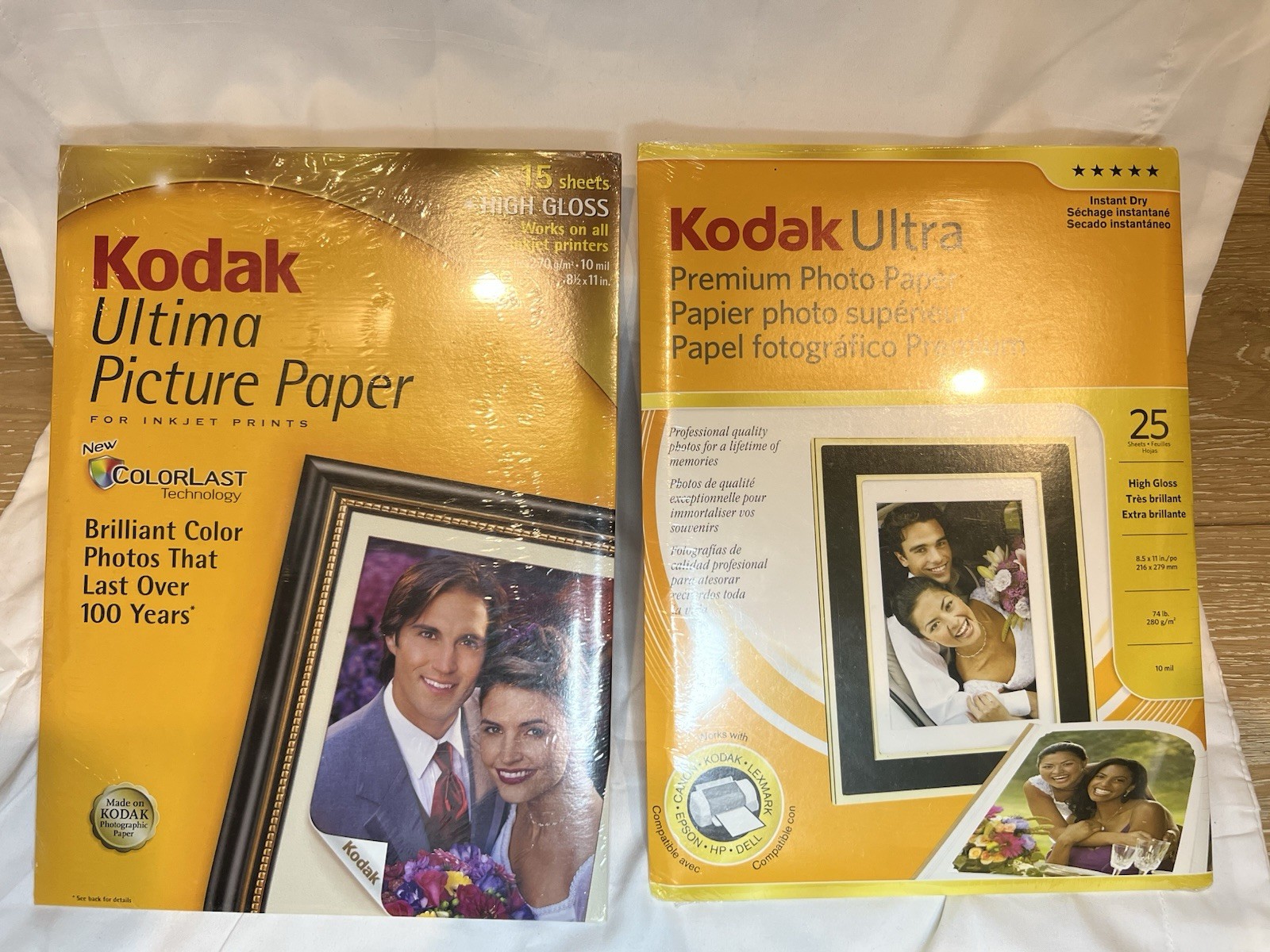 Kodak Ultima Picture Paper 15 Sheets & Kodak Ultra Premium Photo Paper 25 Sheets