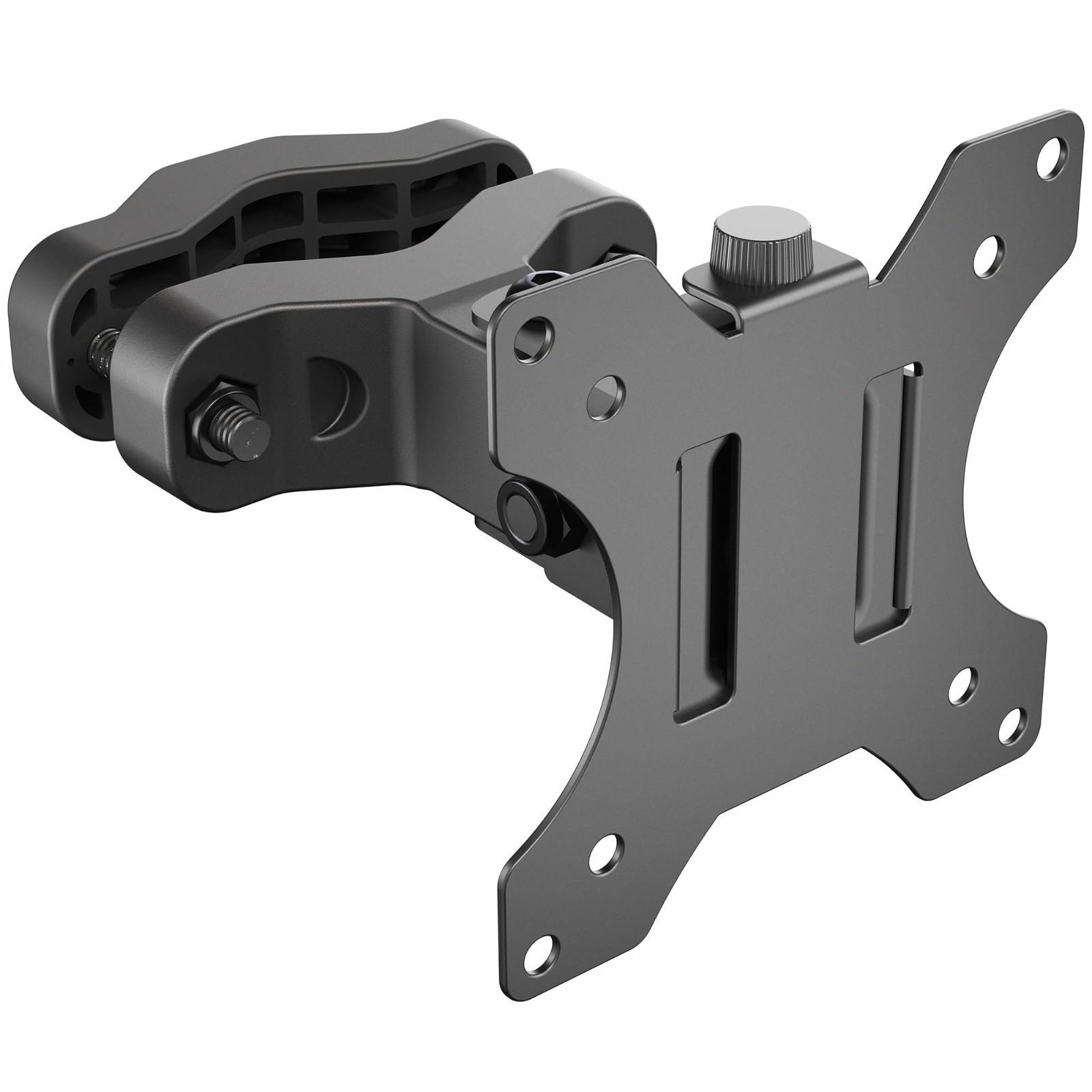 Universal Heavy Duty Steel Monitor Pole Mount, Fits Up to 30" Screens, VESA 75/1