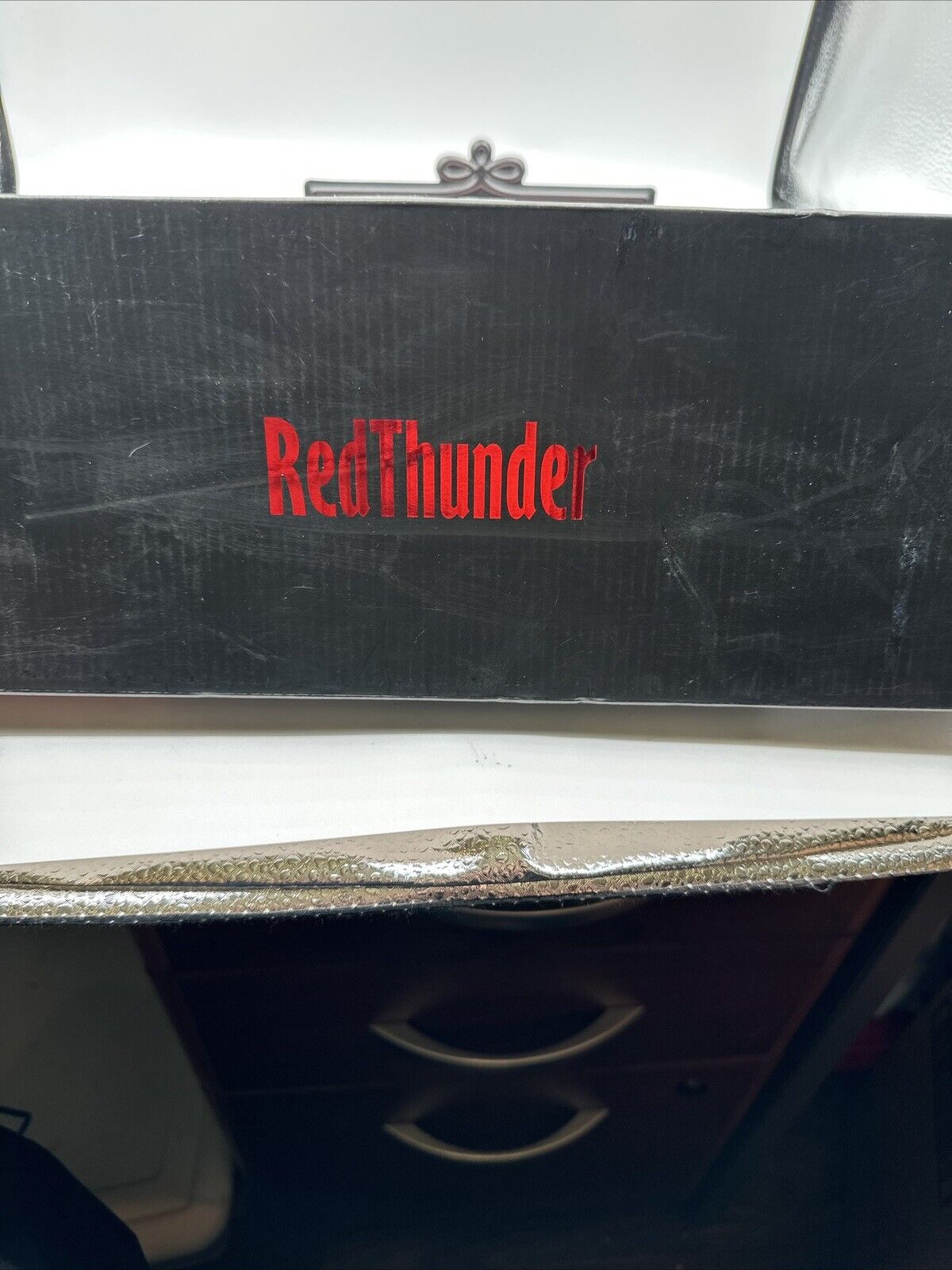 RedThunder K10 Wireless Gaming Keyboard Rechargeable 3000mAh 2.4G LED - WHITE