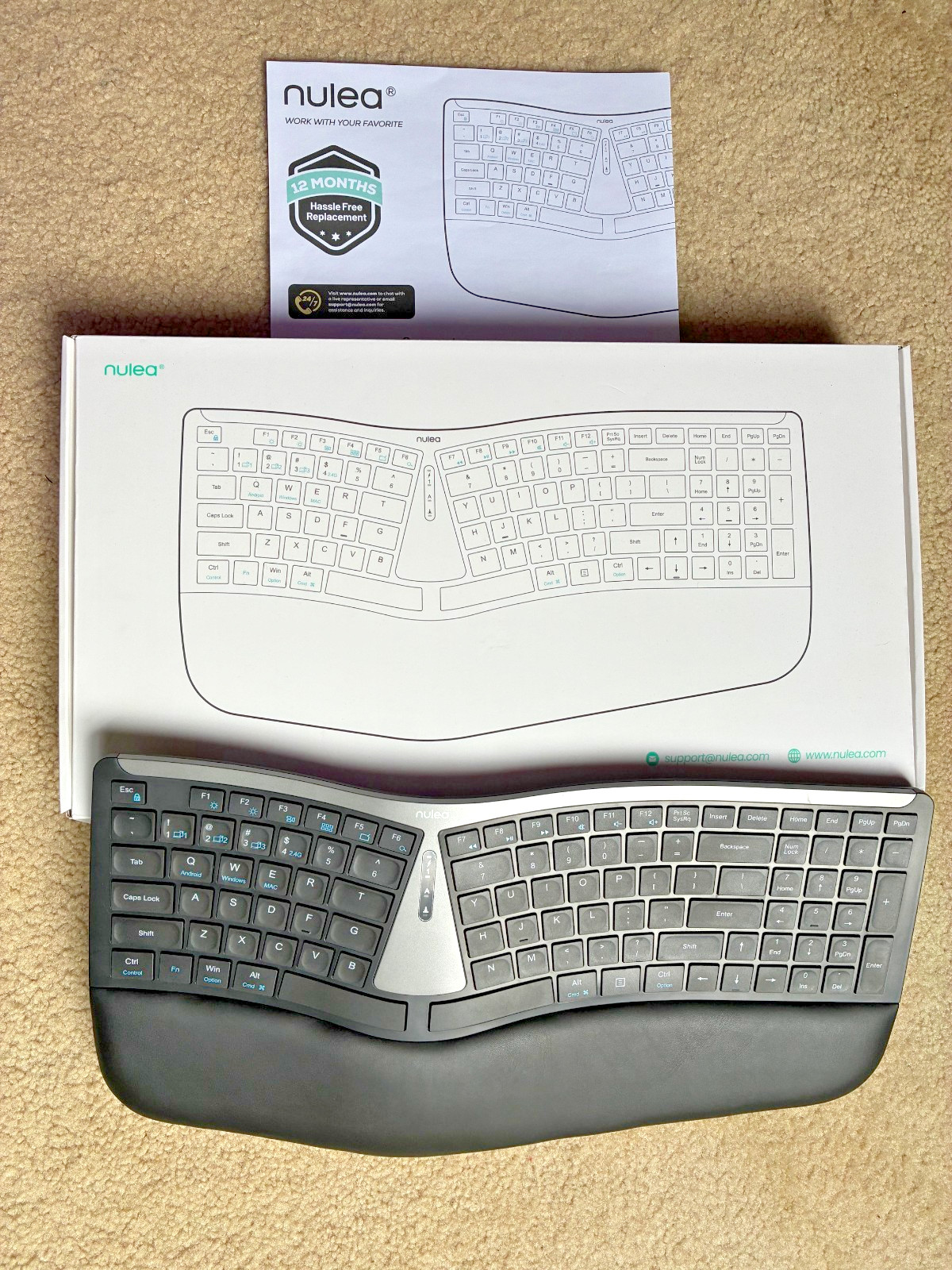 Nulea Ergonomic Keyboard Model TK403