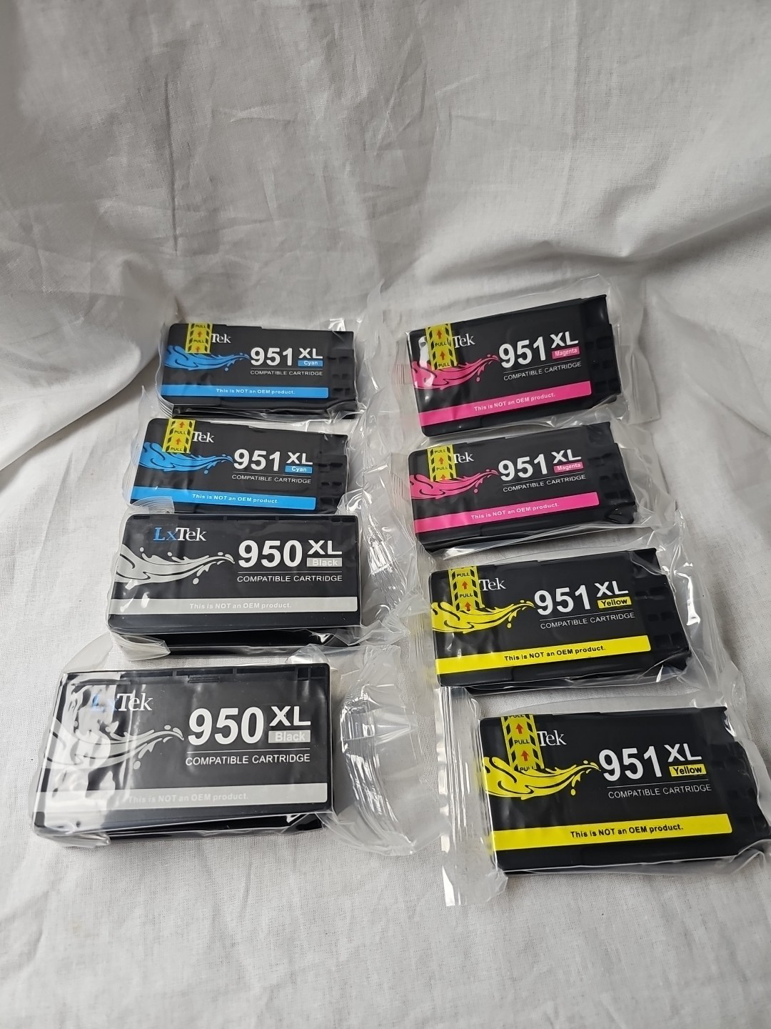 8 Pcs -  LxTek Compatible Ink Cartridge Replacement for950XL 951XL New