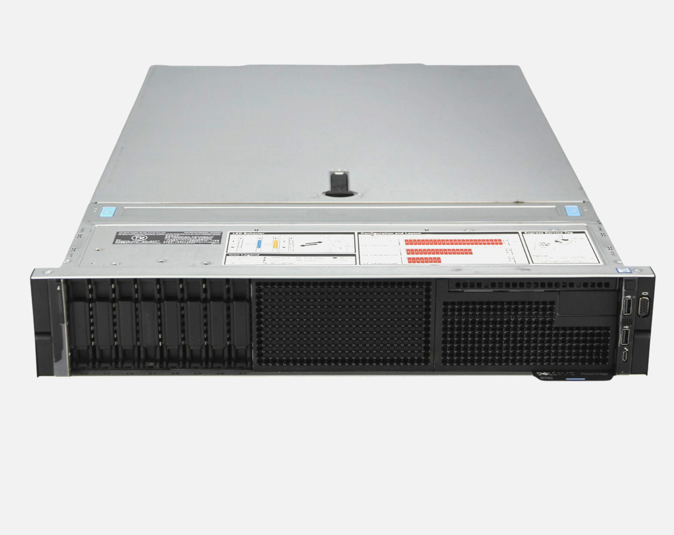 Dell PowerEdge R740 8B SFF  CTO Barebone H330 QP 1GbE NDC 2x 750W PSU No CPU/Mem
