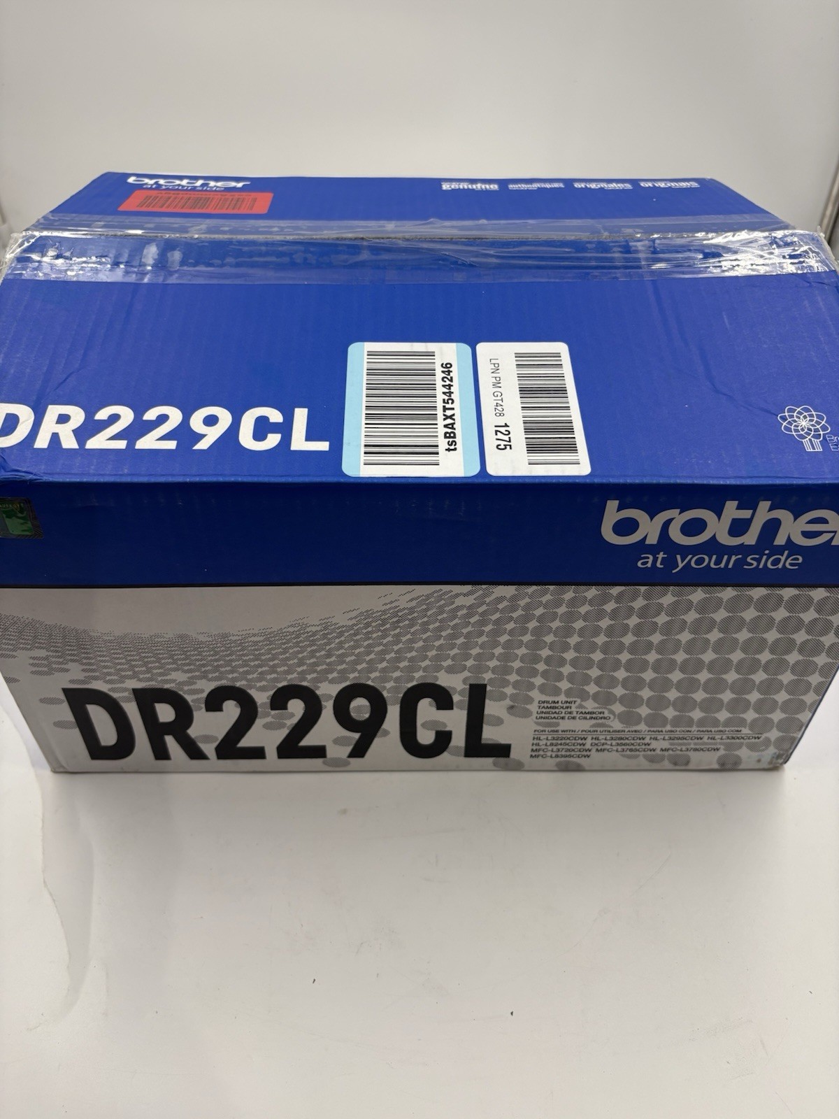 Brother DR229CL Genuine OEM Drum Unit Set 4-Pack CMYK New Open Box