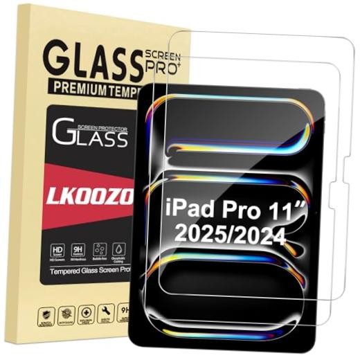 2 Pack Screen Protectors for iPad Pro 11" (M5/M4) ipad pro 11"(M5/M4,2025/2024)