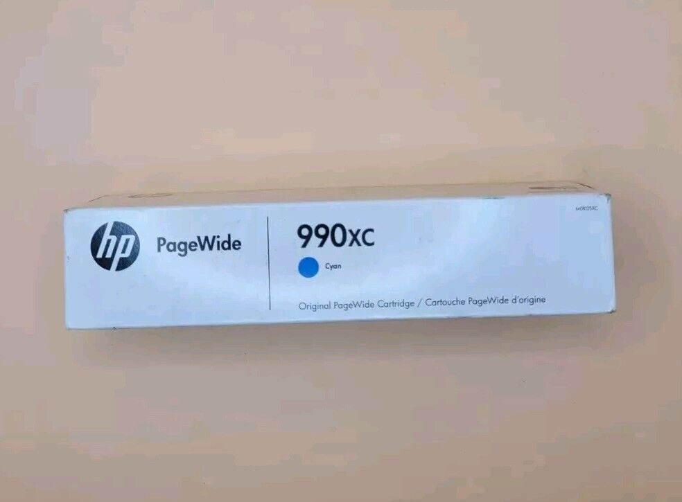 Genuine HP 990xc Cyan Ink Cartridge M0K09XC PageWide P75050 P77750