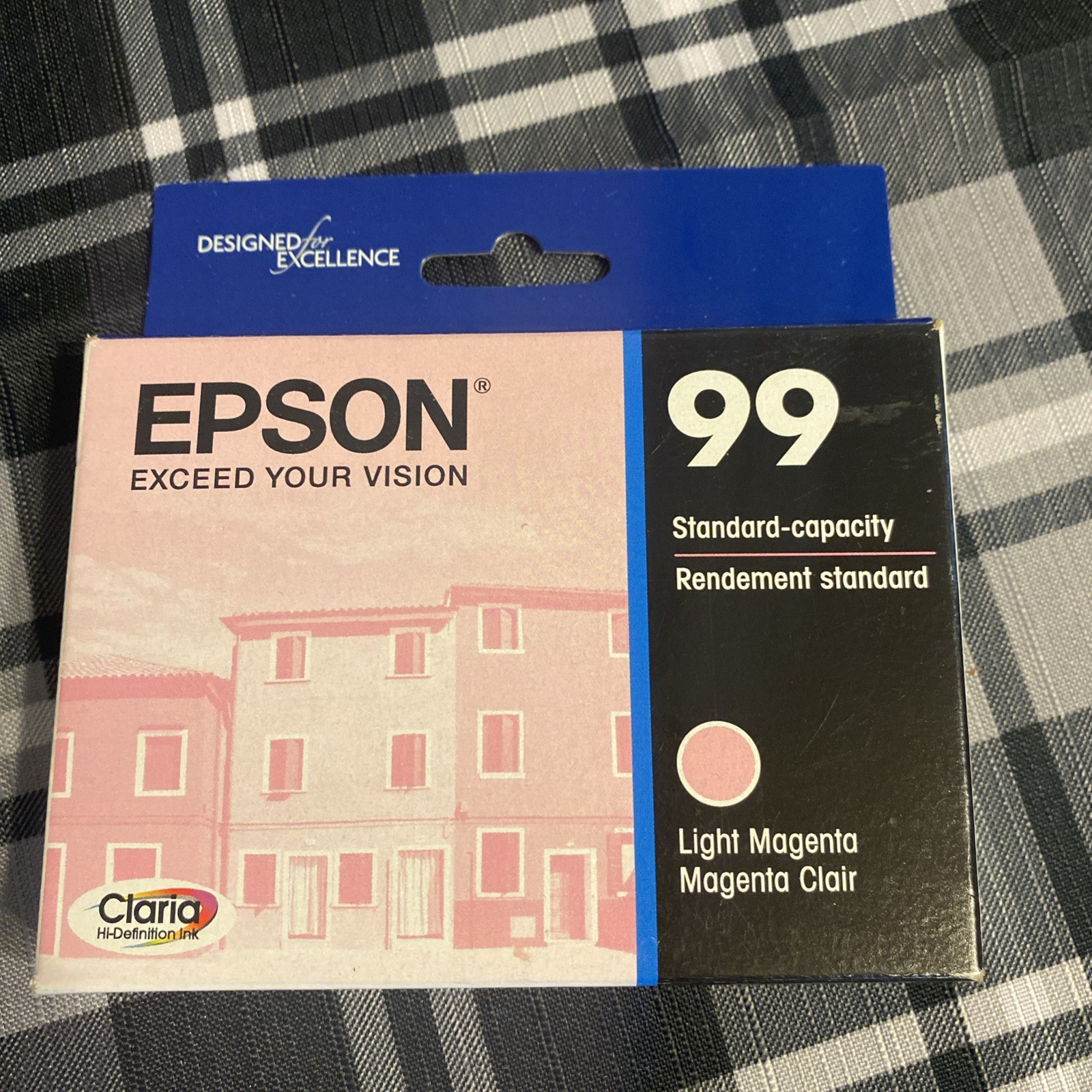 NEW - Epson 99 Ink Cartridge - Light Magenta Made in USA NIP 1/2026