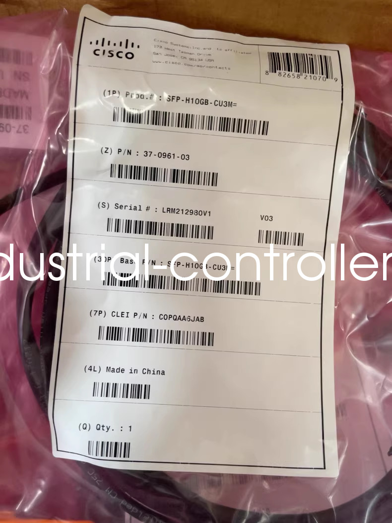 Genuine Cisco SFP-H10GB-CU3M Twinax 10GBASE-CU Cable Brand New