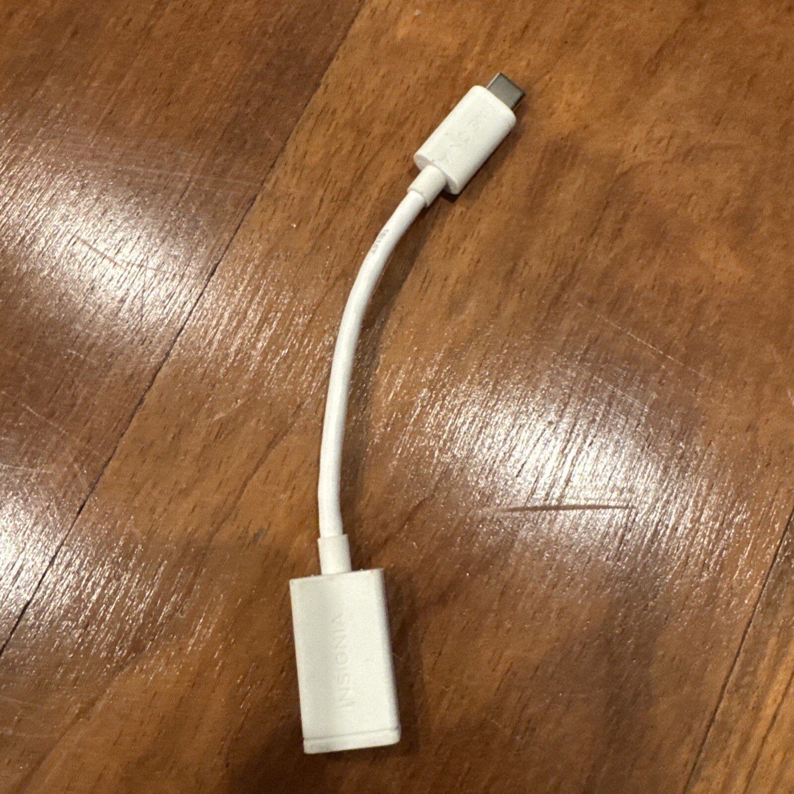 Insignia USB Type C to A Adapter - White