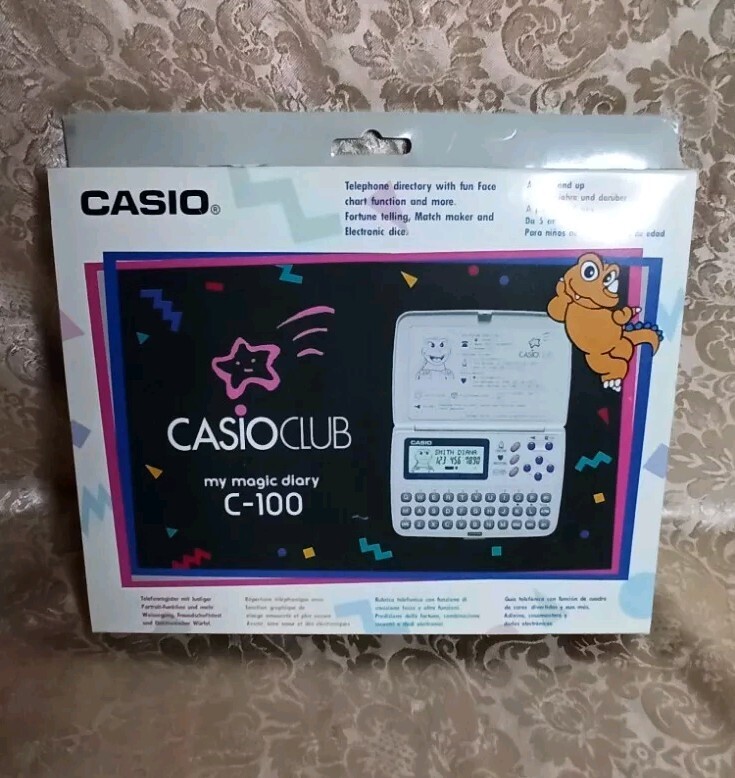 CASIO CLUB MY MAGIC DIARY C-100 Vintage '80s Electronic Diary