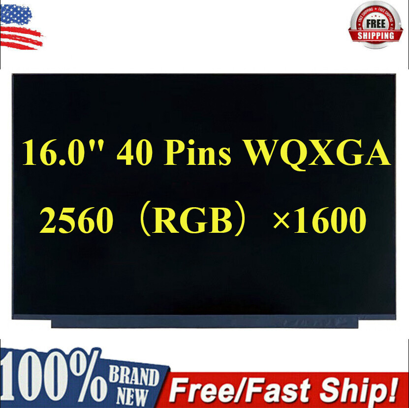 NEW 165Hz 100% SRGB QHD IPS WLED LCD Screen Display B160QAN02.H 2560x1600 40pins