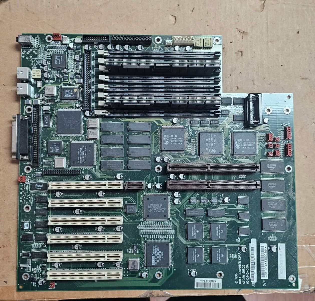 Vintage Retro Rare Clean UMAX SuperMac Storm Surge 9010045-0007 Motherboard