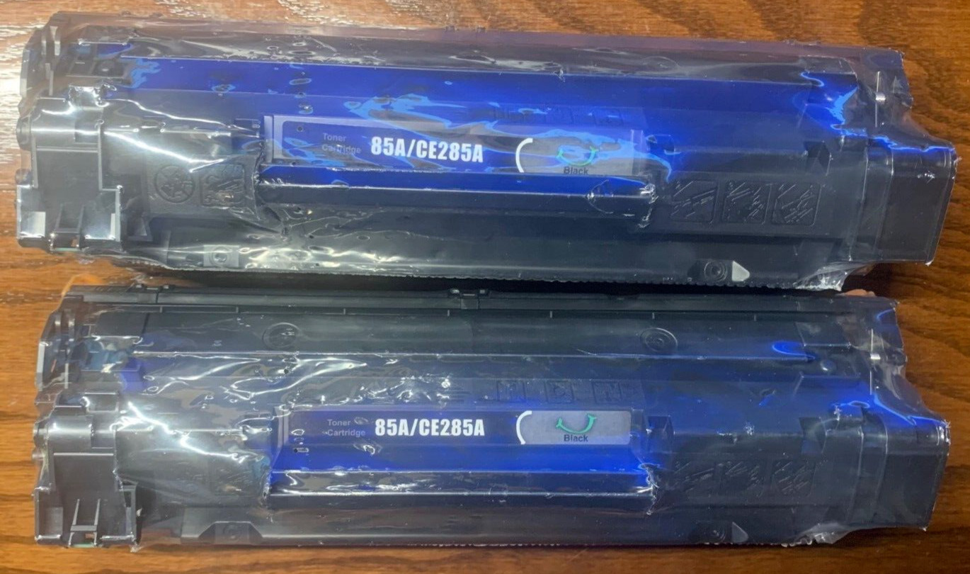 2-Pack/Pk CE285A 85A 285A Toner Compatible With HP LaserJet P1102 P1102W M1212NF
