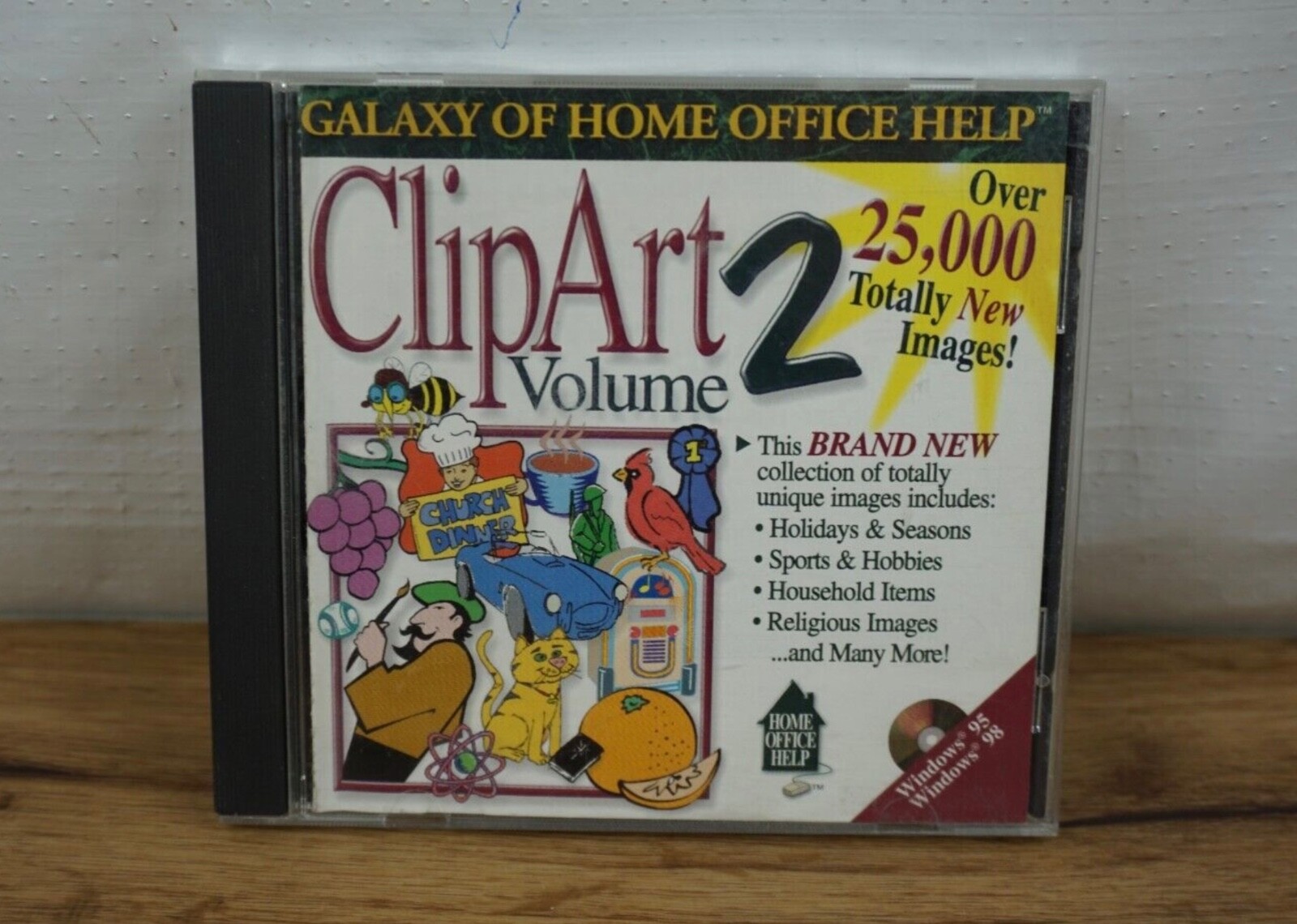 Home Office Help Clip Art Volume 2: 25,000 images Windows 95/98 PC Cd Rom