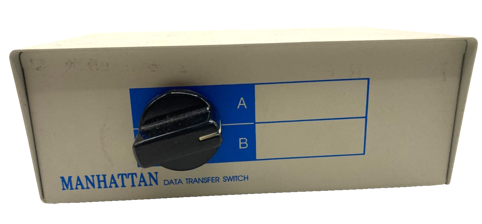 Vintage Manhattan A/B Data Transfer Switch