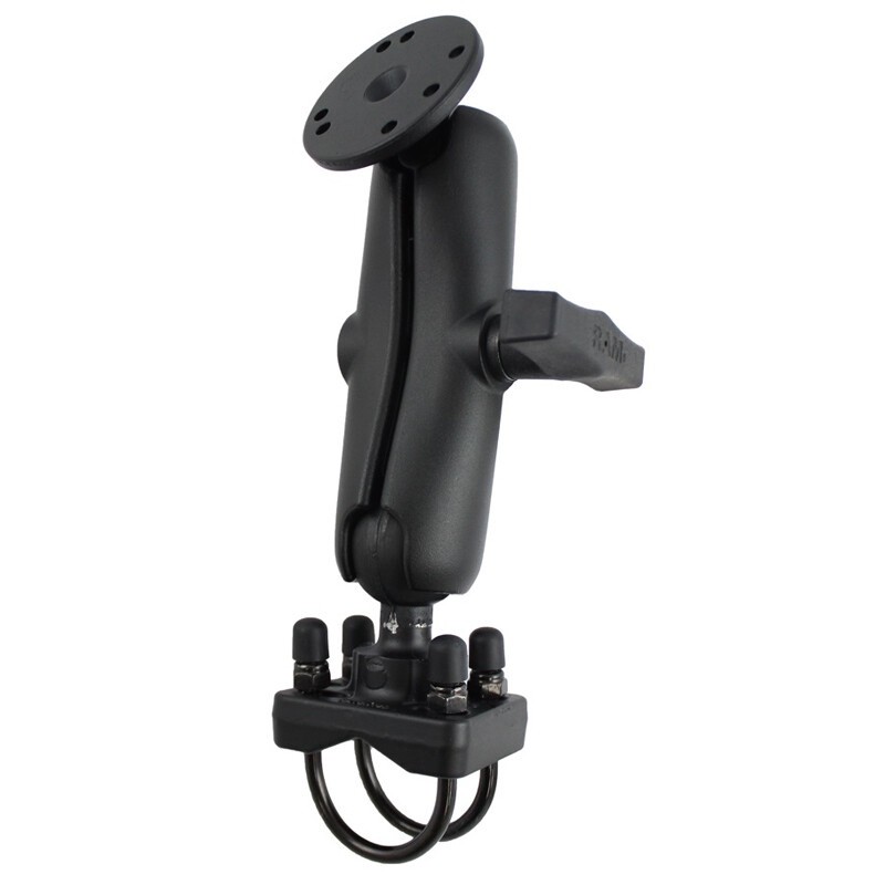 RAM MOUNT RAM-101U-235-1 W/  1.5" BALL & U-Bolt Mount for 1.25 - 1.5" Pipe